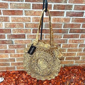 Justin & Taylor (Apparel & Accessories) Brunch Time Large Rattan Boho Bag 💼